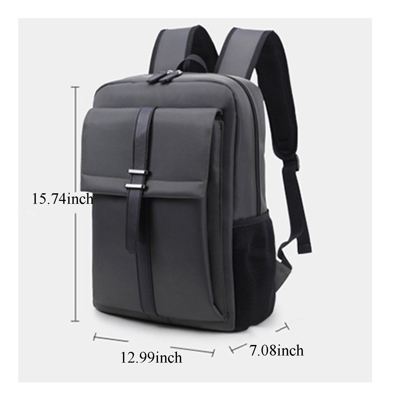 Nylon Water Resistant College Backpack 3