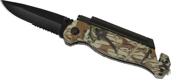 Camo Survival/Rescue Knife 7
