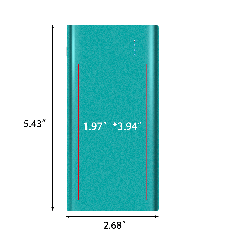 Keswick Sleek Aluminum 10000mAh Power Bank