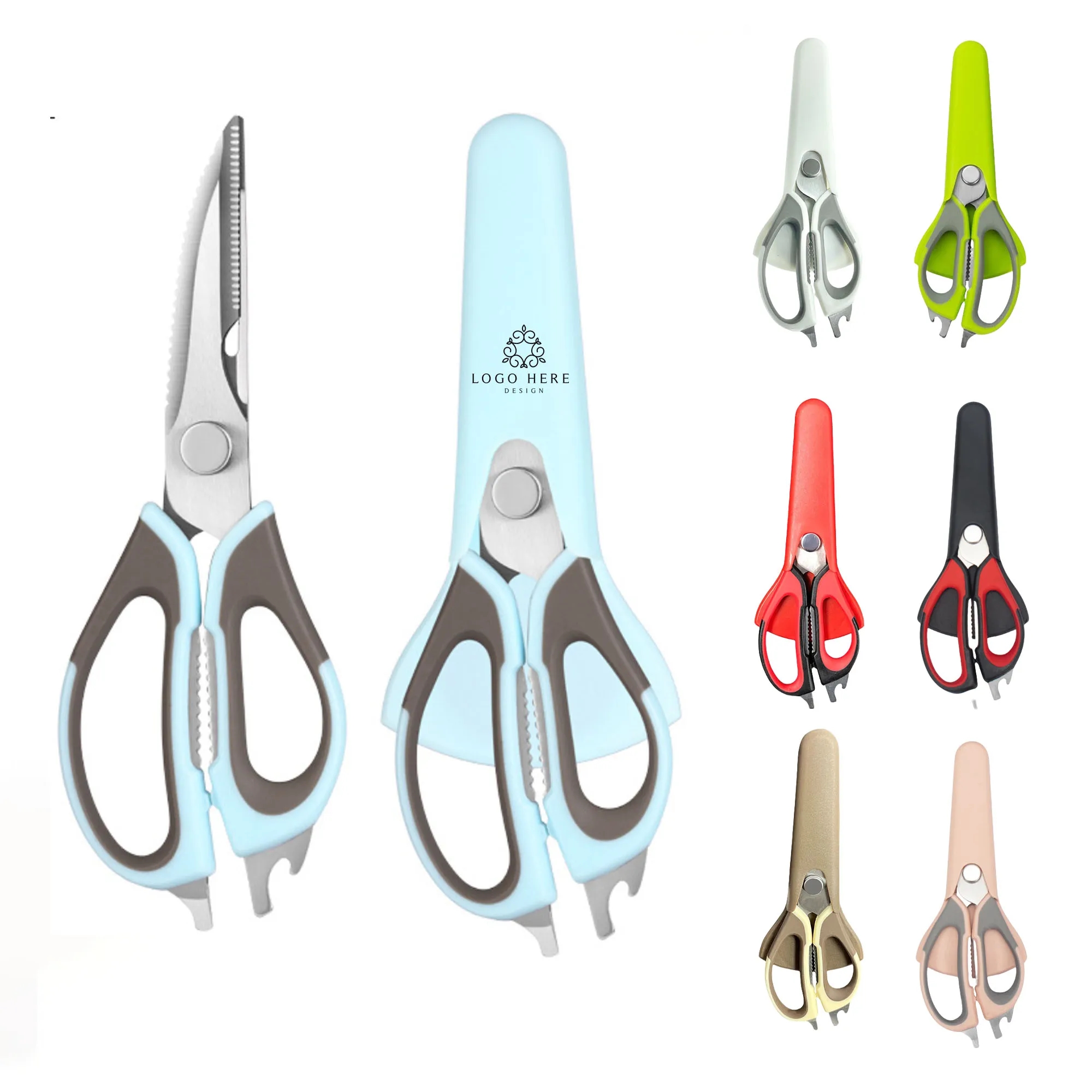 Kitchen Shears with Magnetic Holder 1