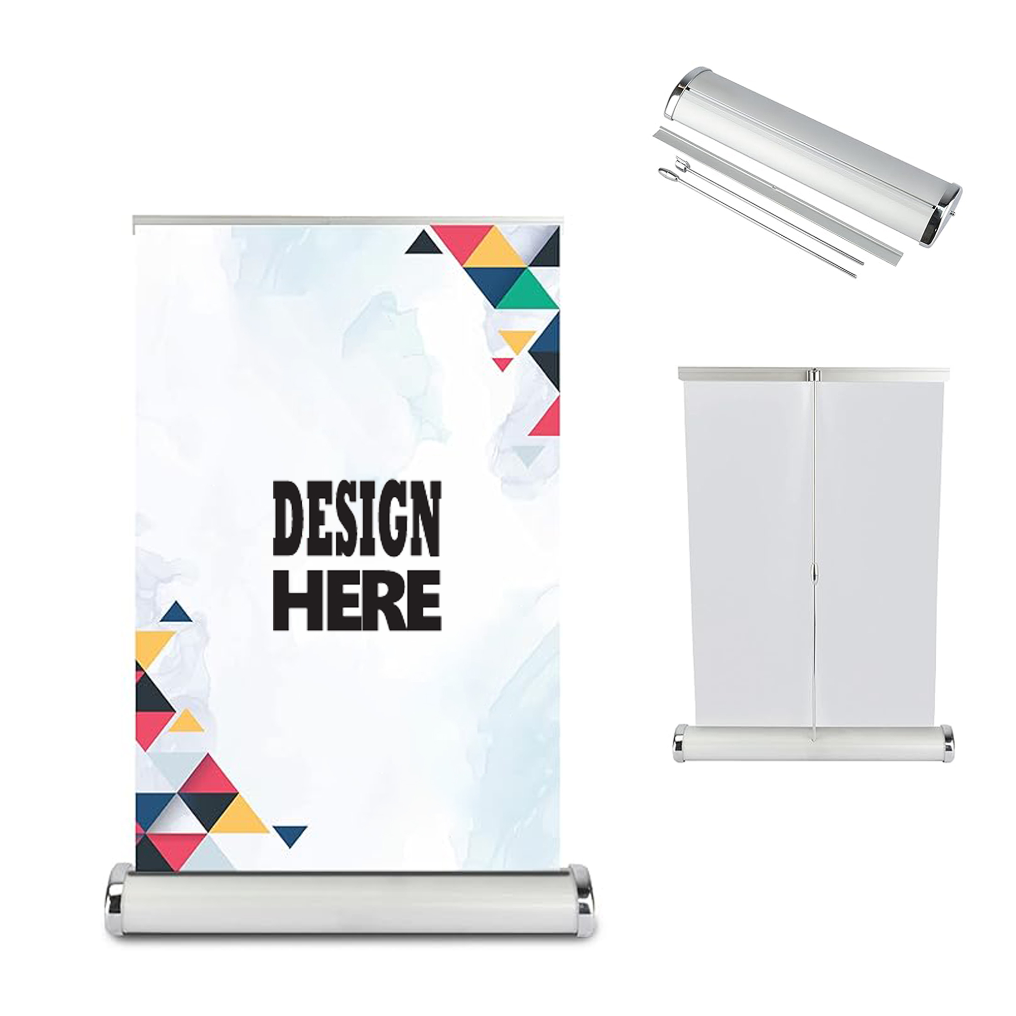 Lightweight Custom Retractable Table Banner Stand 1