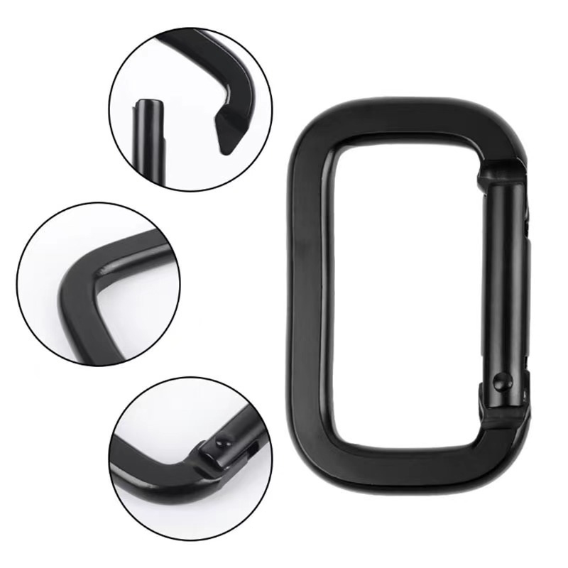 D Character Aluminum Alloy Mountaineering Buckle 2