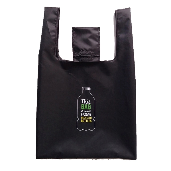 Reusable Collapsible Folding Grocery Bag, custom tote bag with logo imprint 5