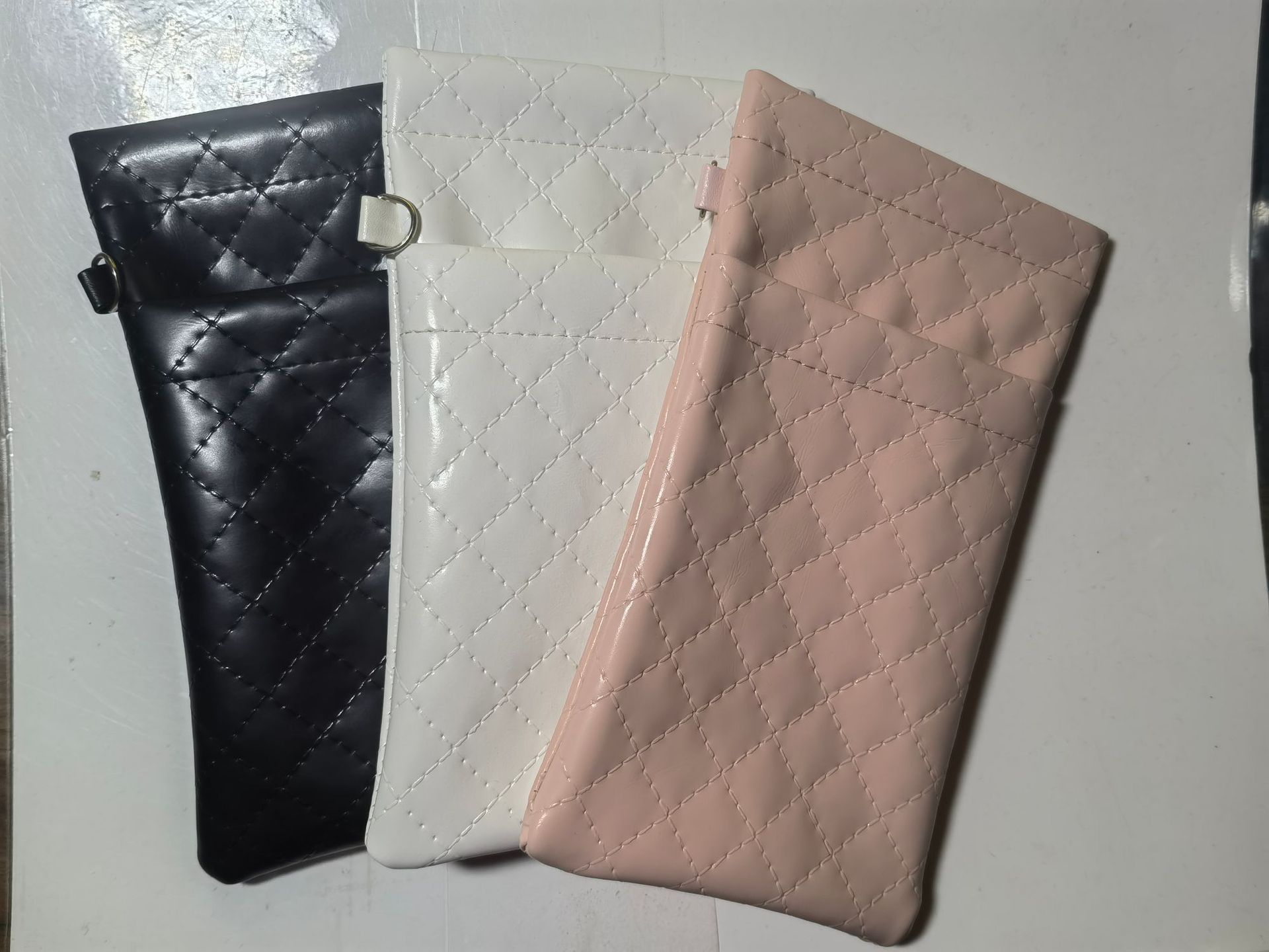 PU Sunglass Pouch with Double Storage Space & lanyard 3
