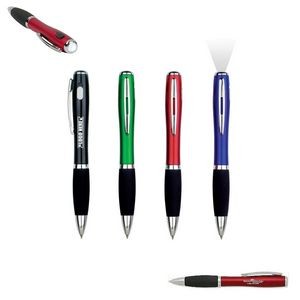 Silver Barrel LED Flashlight Pen 4