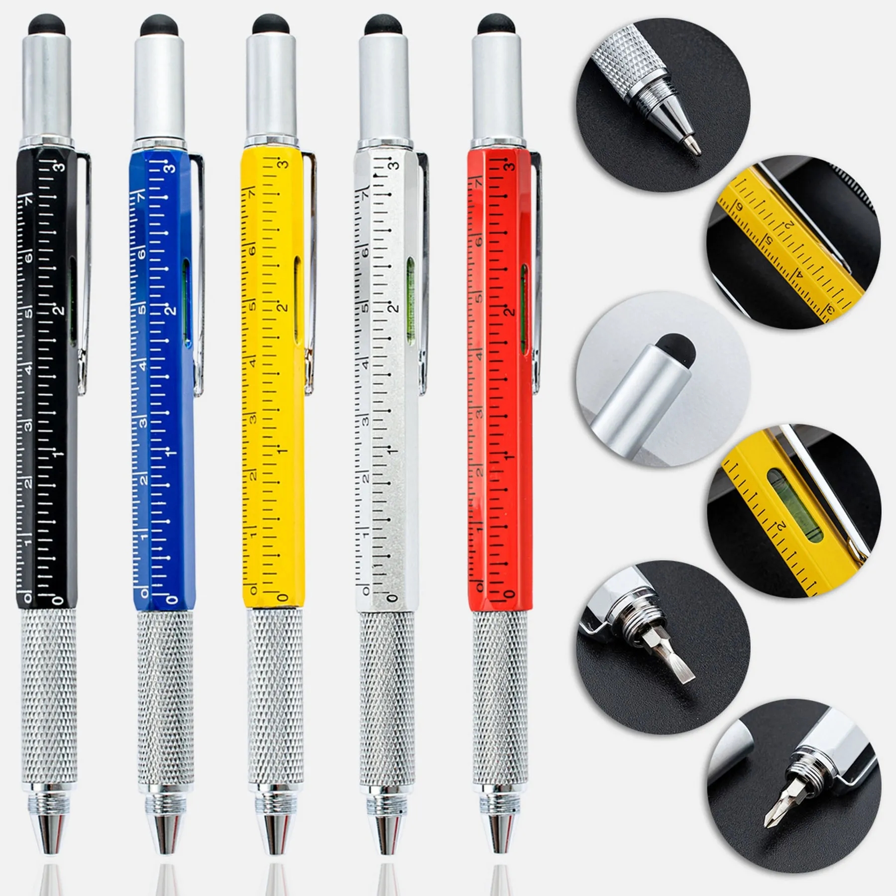 6 in 1 Multi Function Tool Pen 4