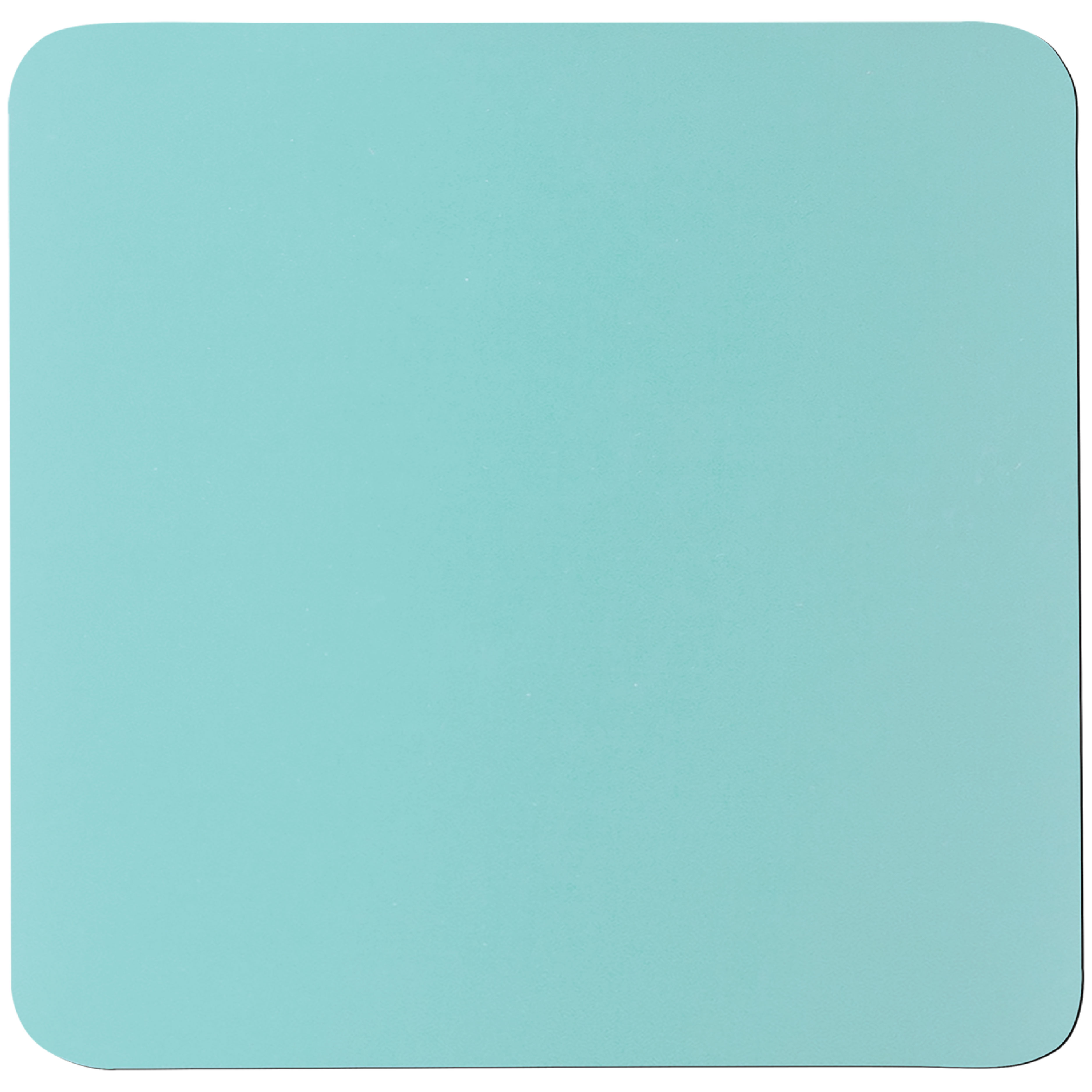 3" Teal Square Silicone Coaster 5