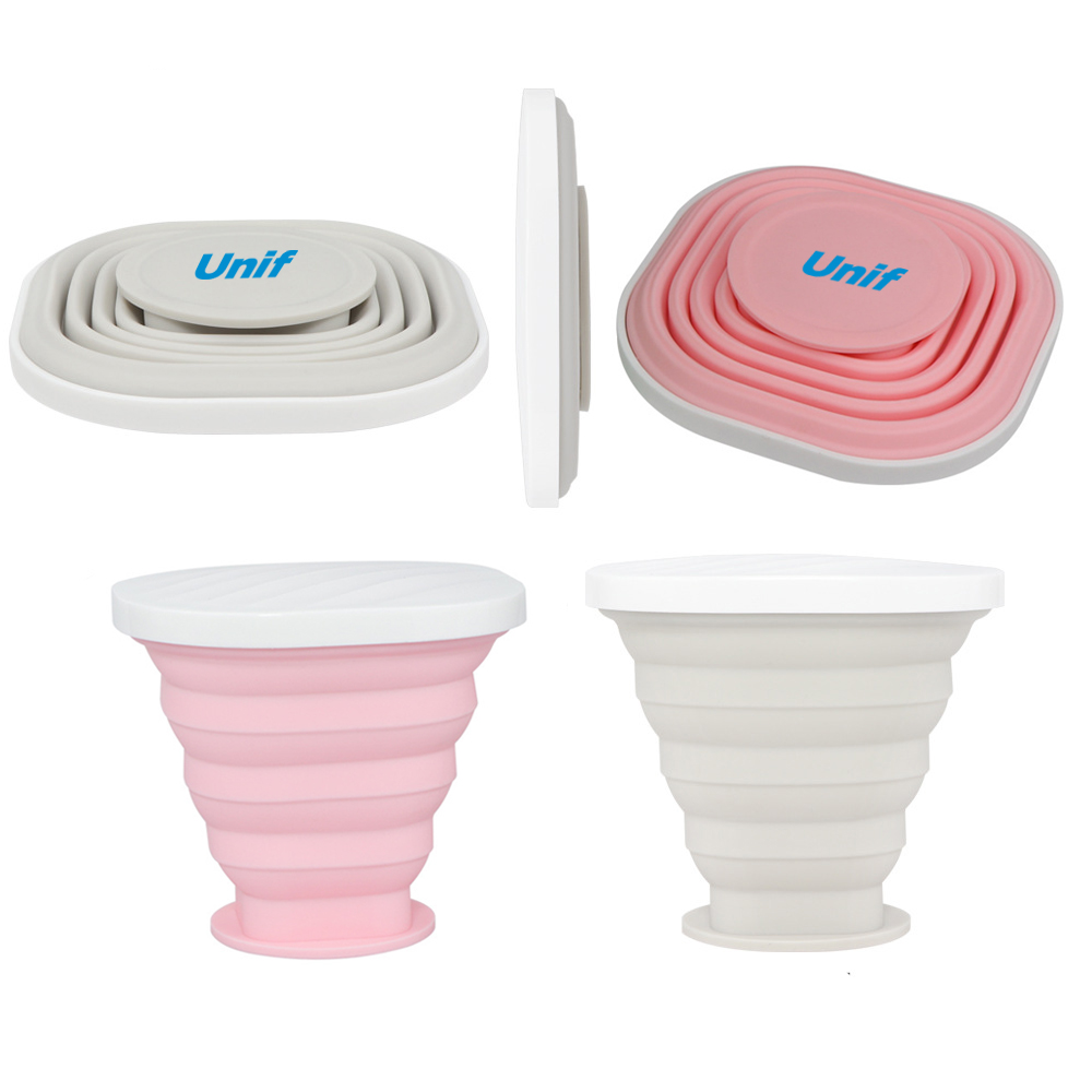 200ml Collapsible Silicone Water Cup for Travel Hiking Camping 200ml 2