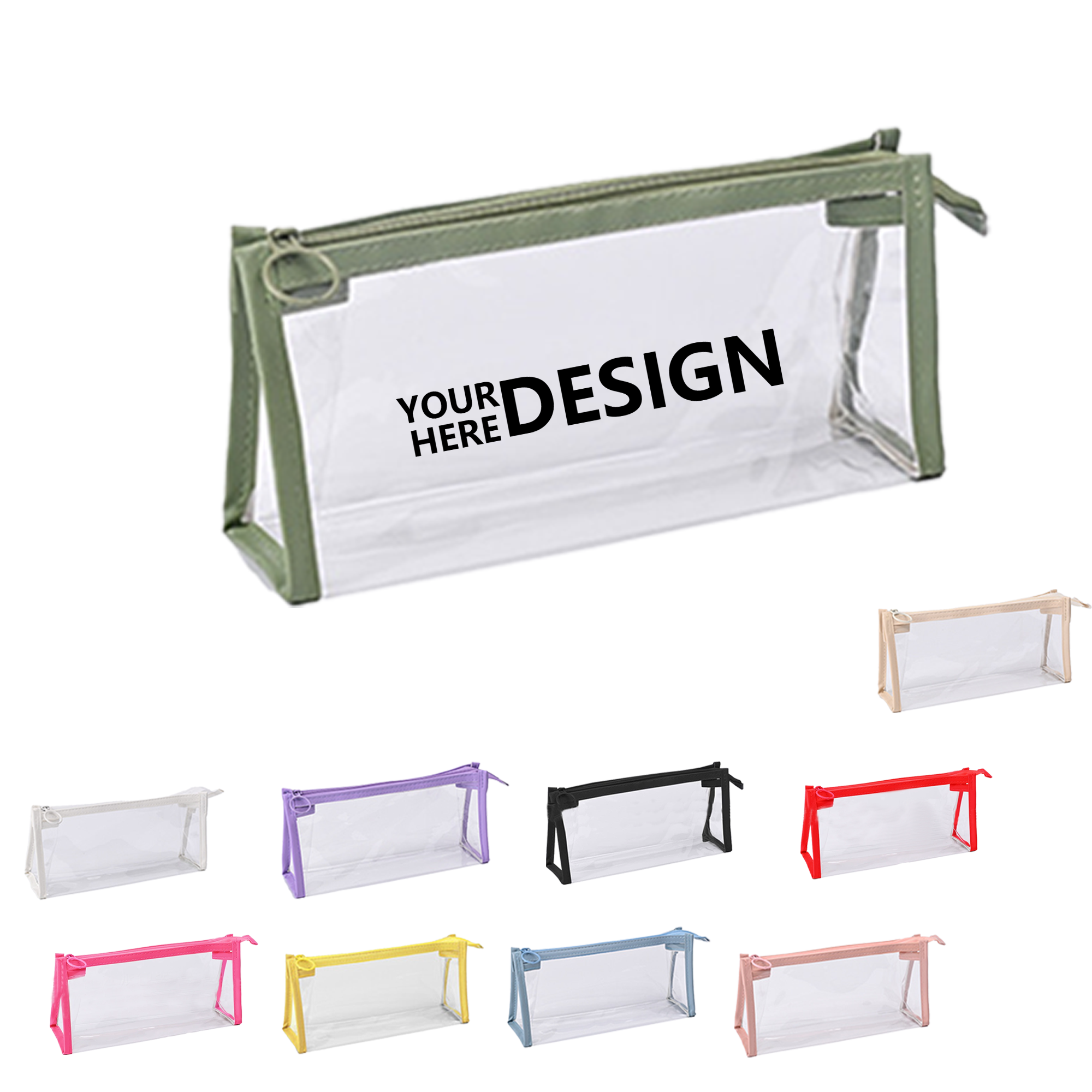 Transparent Triangular Pencil Case 1