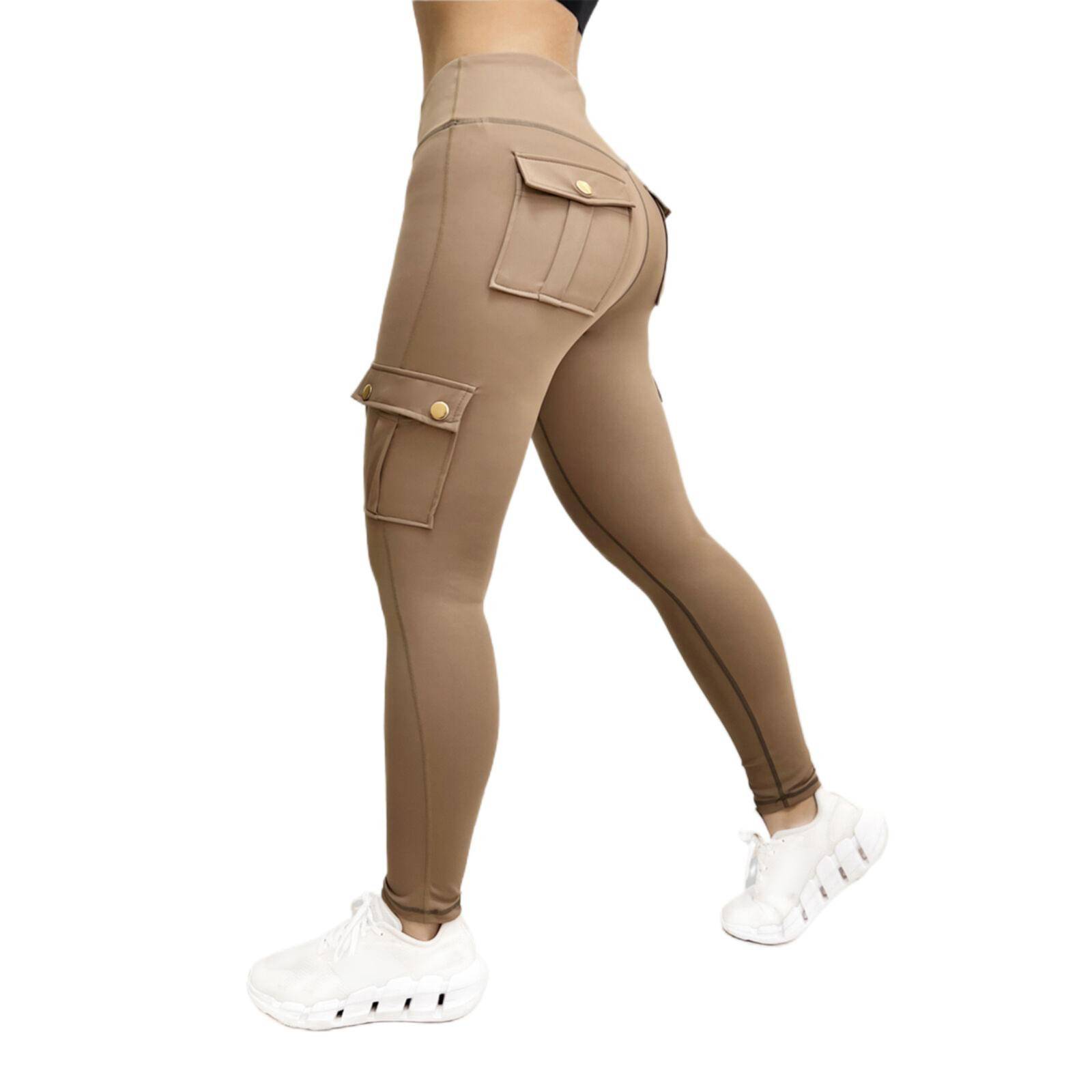 Workwear-style sports yoga leggings 4