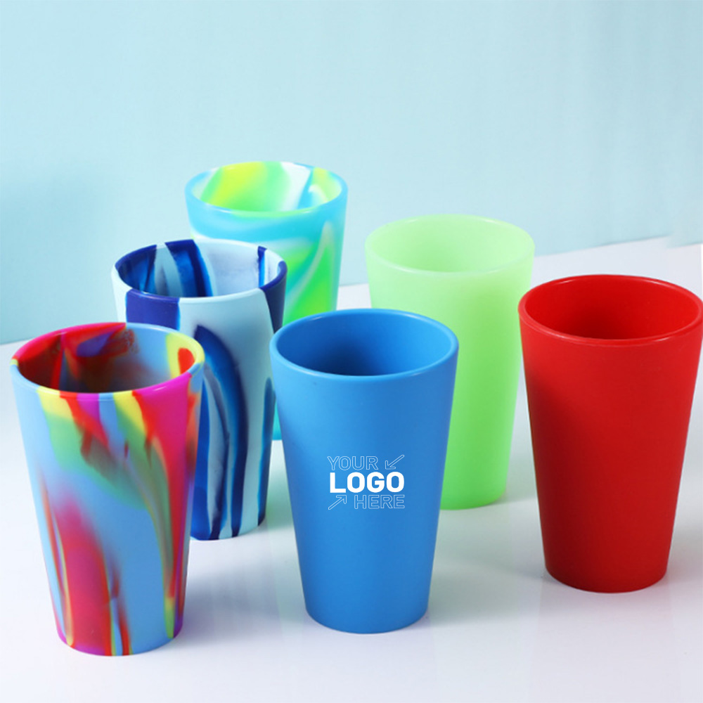 16 oz colorful tie dye silicone cup/travel cup 3