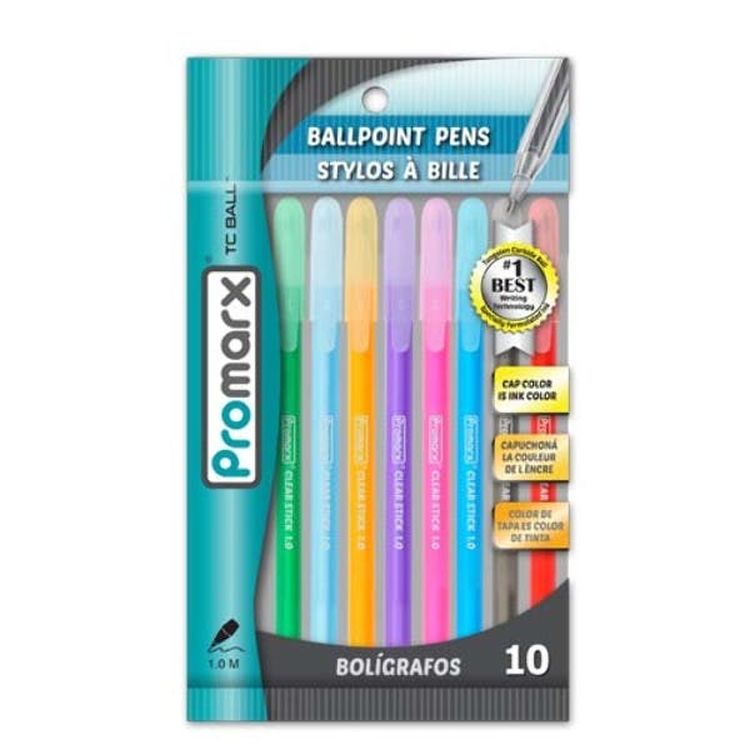 Ball Stick Pens - Assorted 10 Pack 2