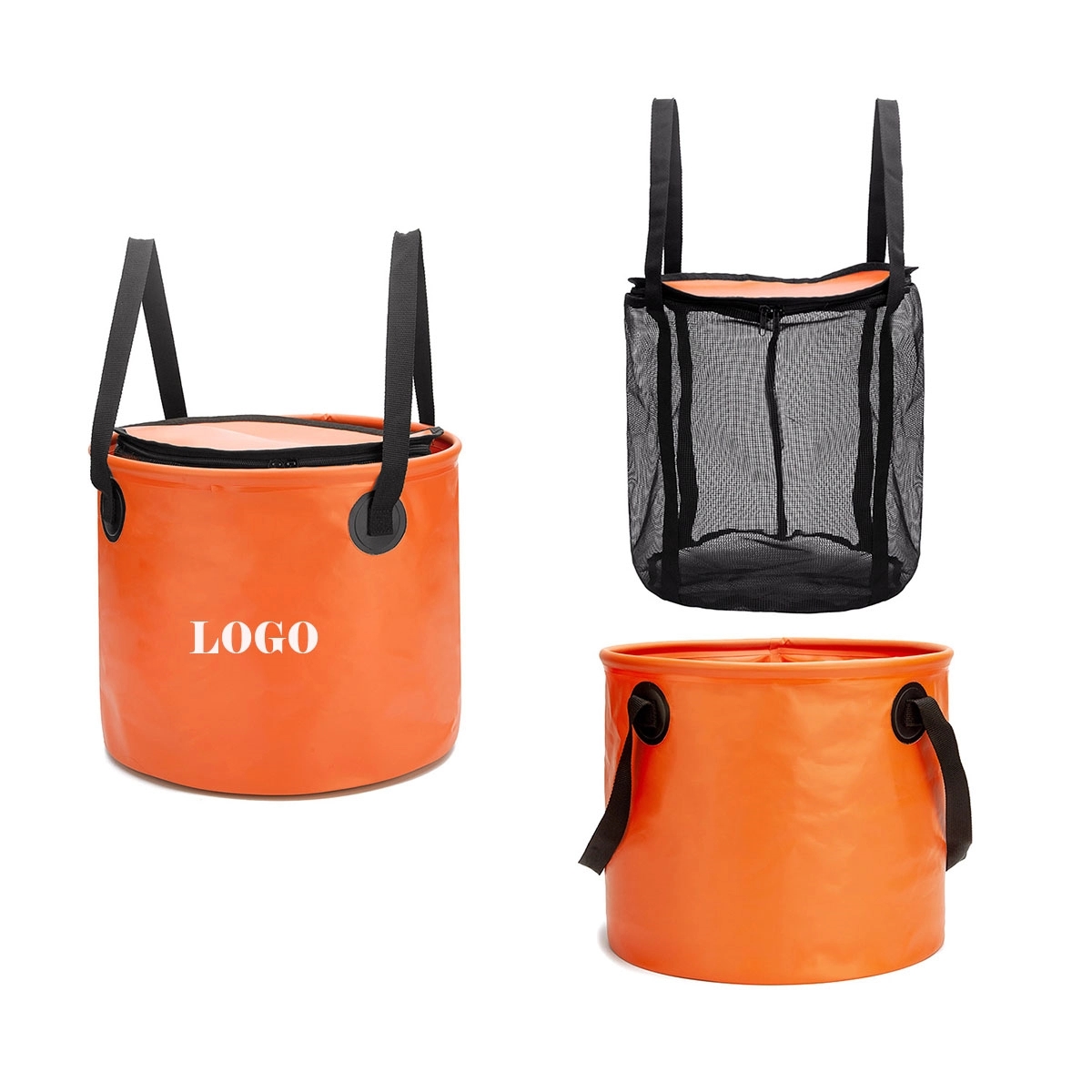 Collapsible Fishing Bucket With Handle 1