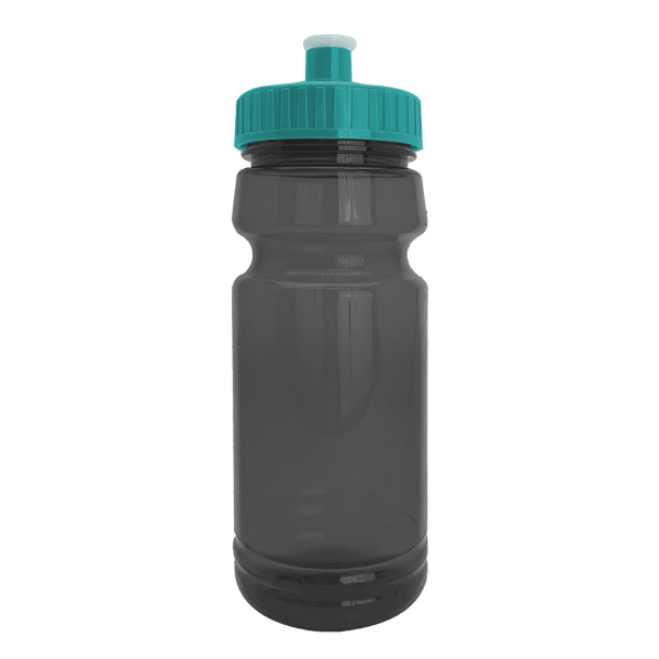 Cycle 24oz Recycled Transparent Bike Bottle w/Push-Pull Lid 54