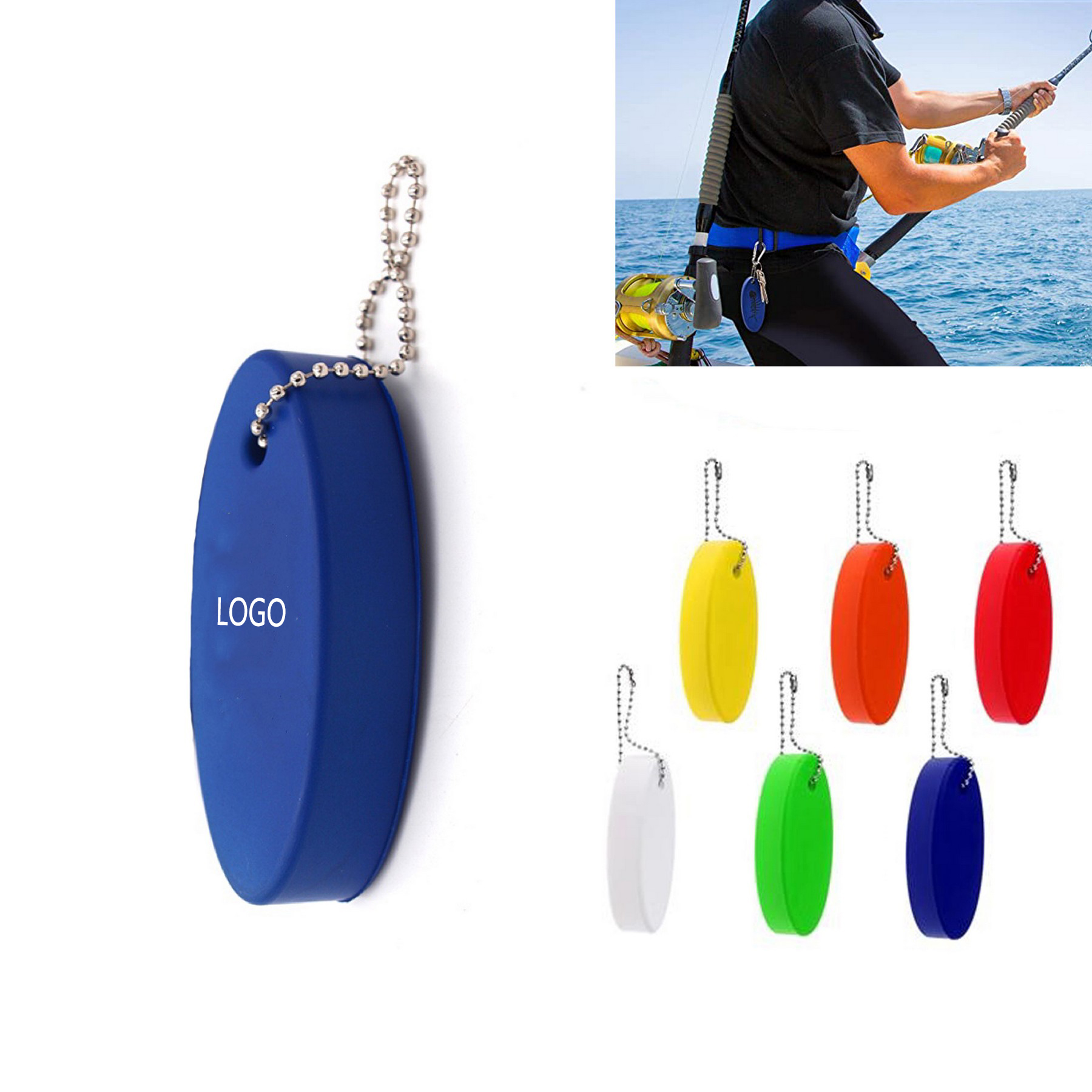 Vinyl Coated Floating Key Tag 1