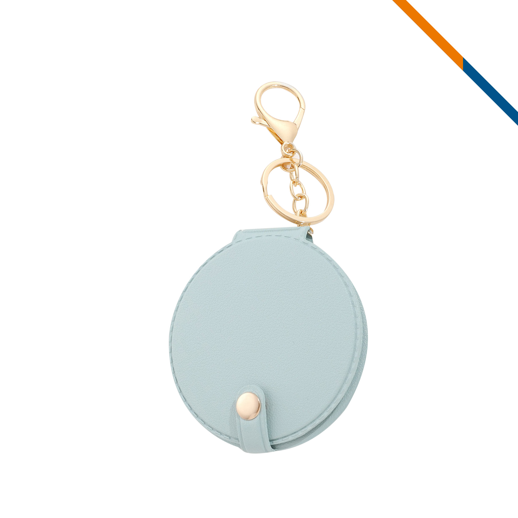 PeltGlow Leather Keychain Compact Mirror 6