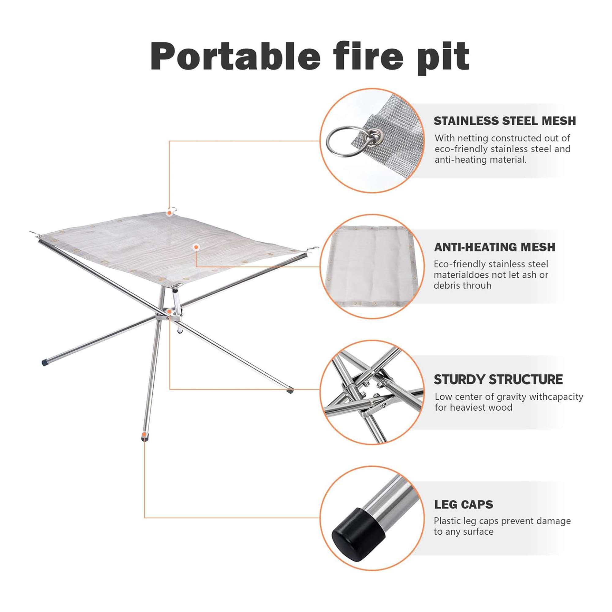 Portable Outdoor Fire Pit 3