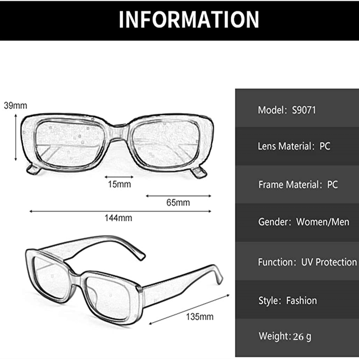 Women Square Sunglasses 7