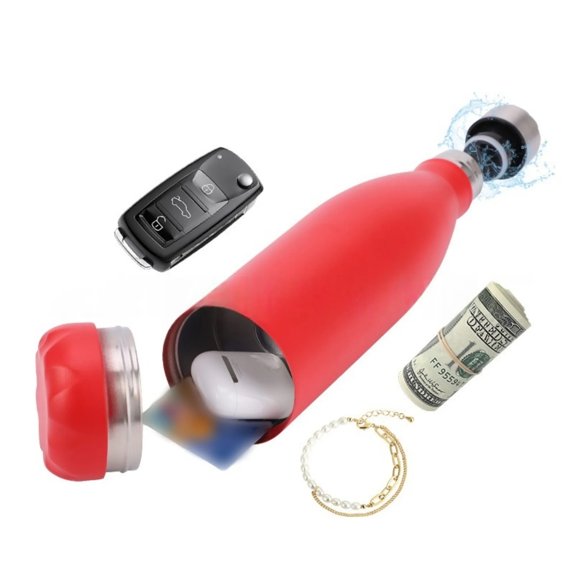 Detachable-Bottom Outdoor Storage Stainless Steel Thermos, custom water bottle with logo imprint 7
