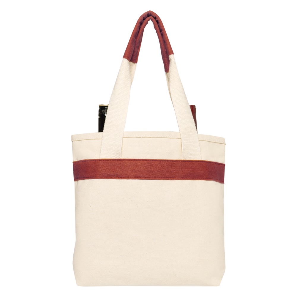 15 Oz. Heavy Canvas Grande Wine Tote 4