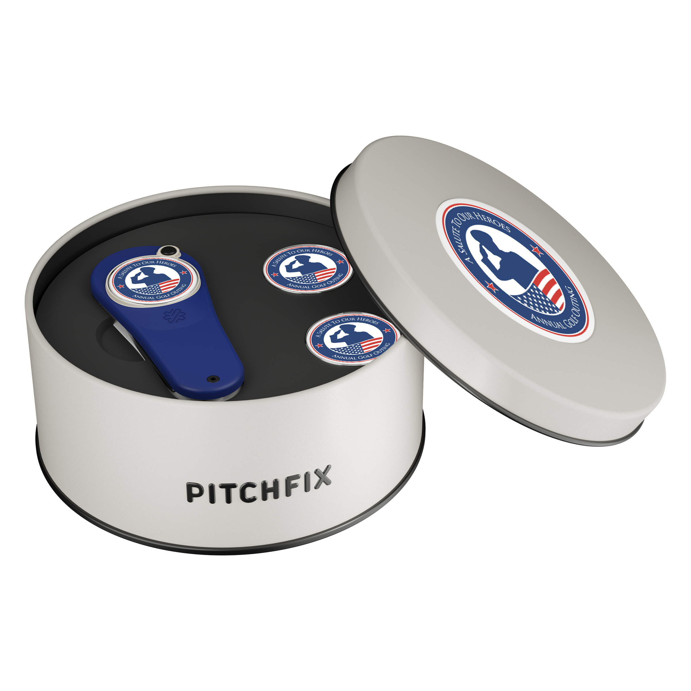 Pitchfix Original 2.5 Golf Divot Tool Deluxe Gift Set 6