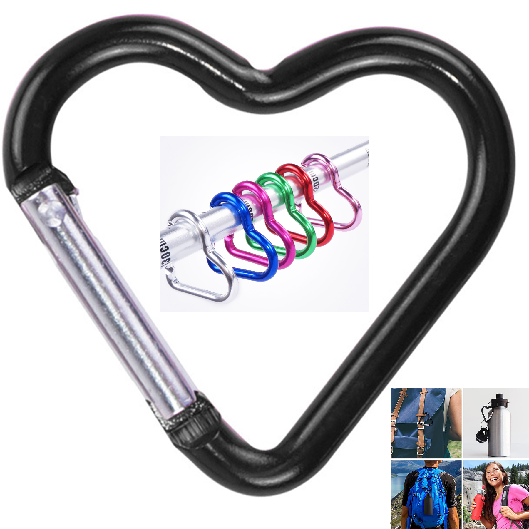 Heart Shape Keychain Clip 2