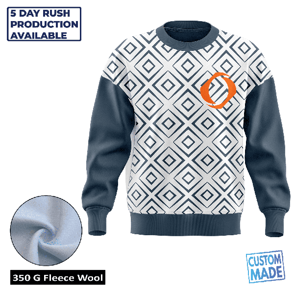 Unisex & Kids' Sublimation 350G Fleece Sweatshirt - Economy 2