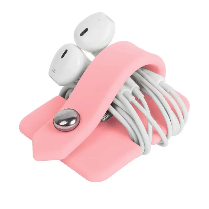 Buckle Design Silicone Cable Organizer 2
