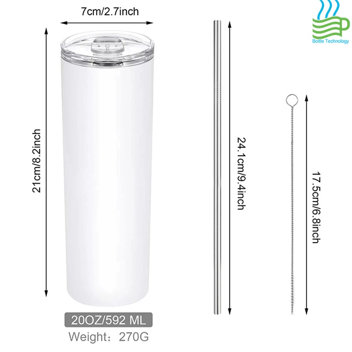17Oz Stainless Steel Insulated Water Bottle 2