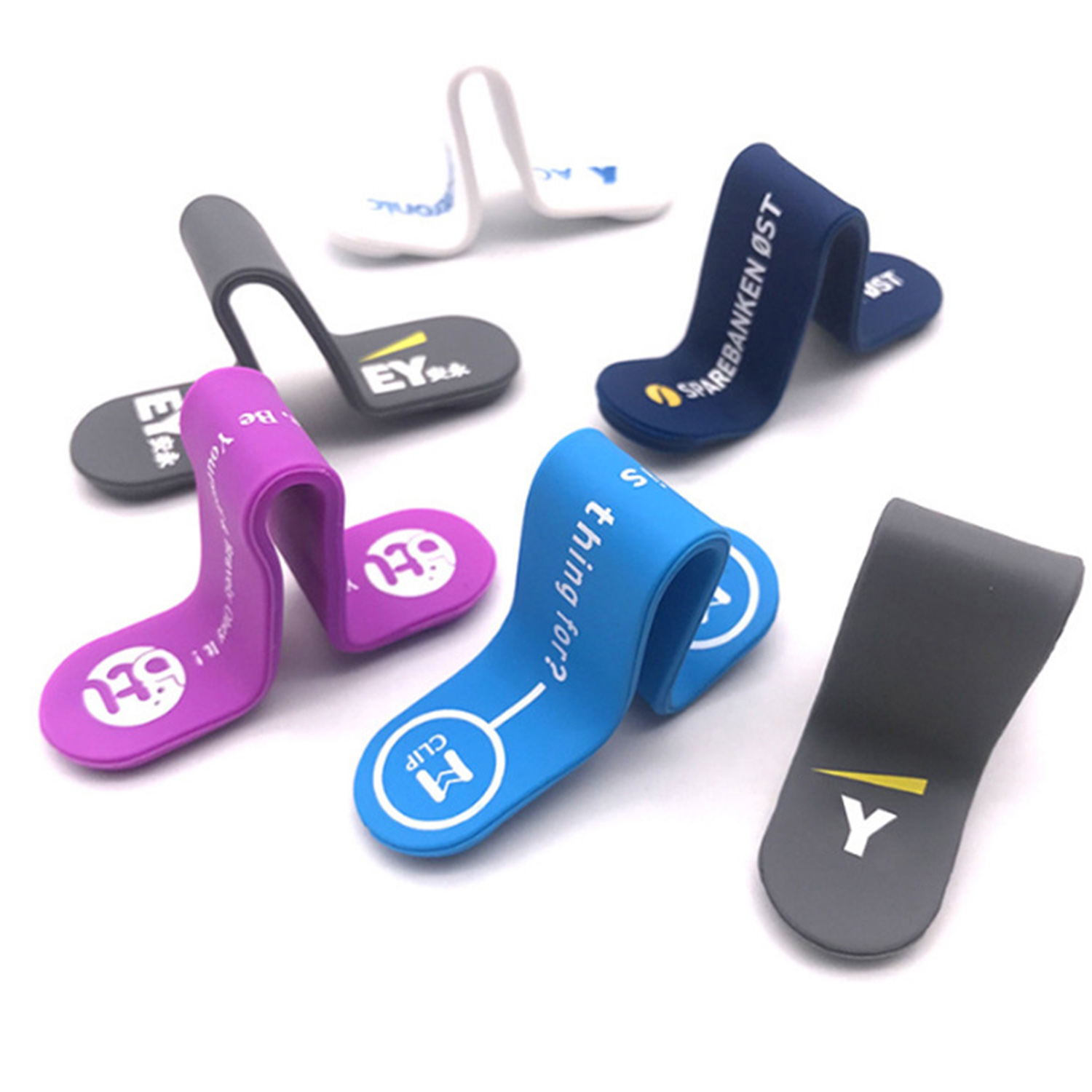 Silicone magnetic bookmark cable organizer 3