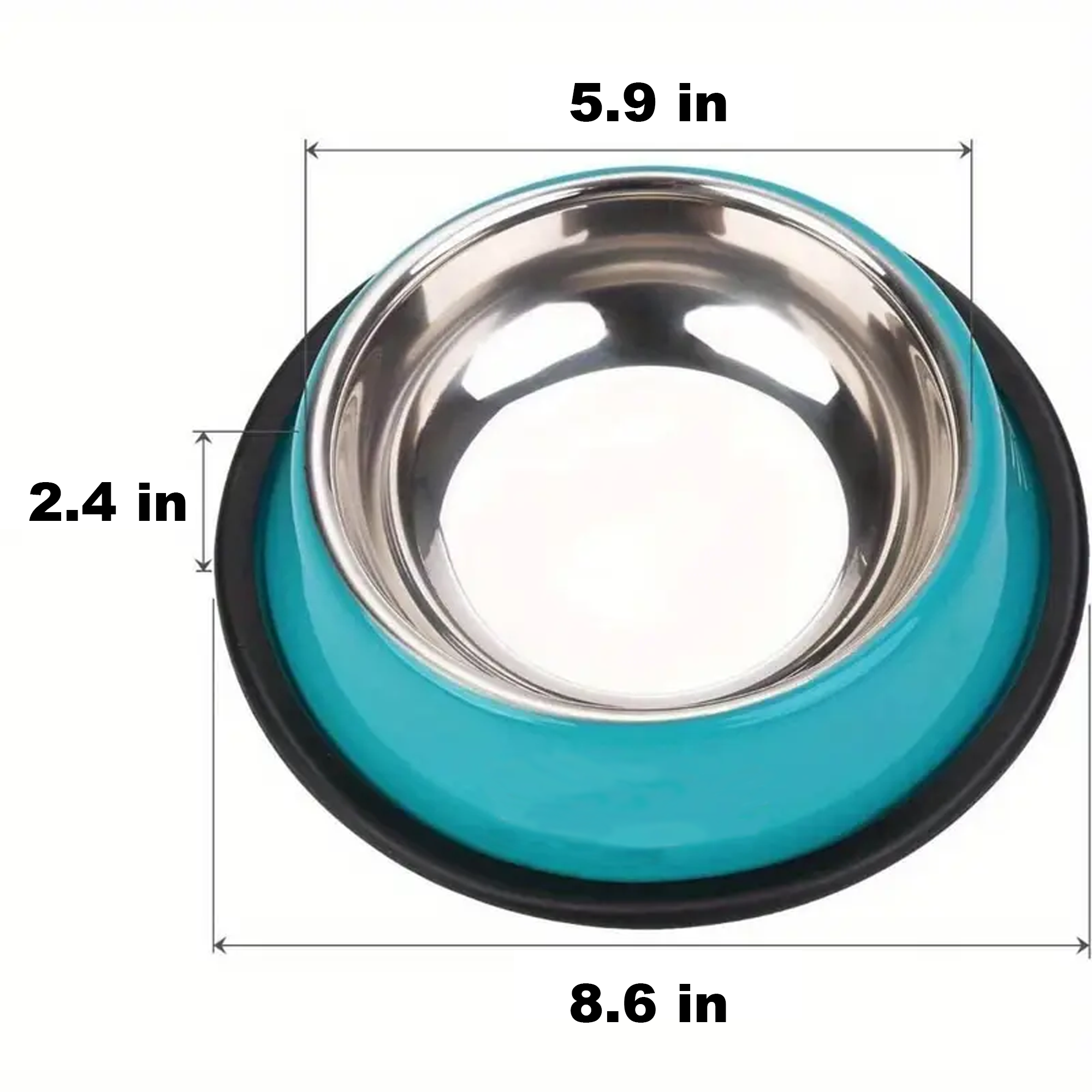 Coloured Stainless Steel Dog Bowls With Custom Logo 4