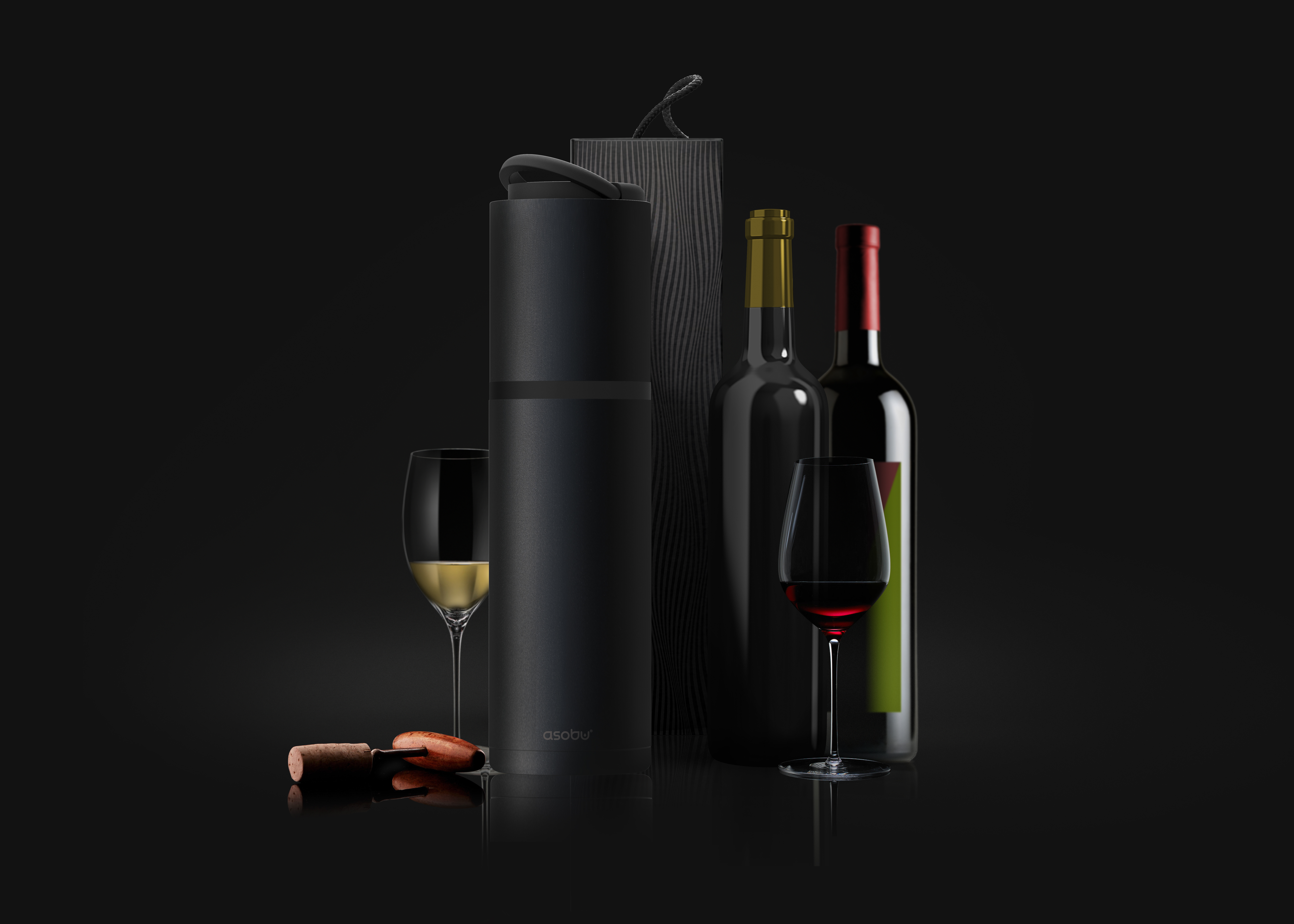 Asobu Vin Blanc Portable Wine Chiller 3