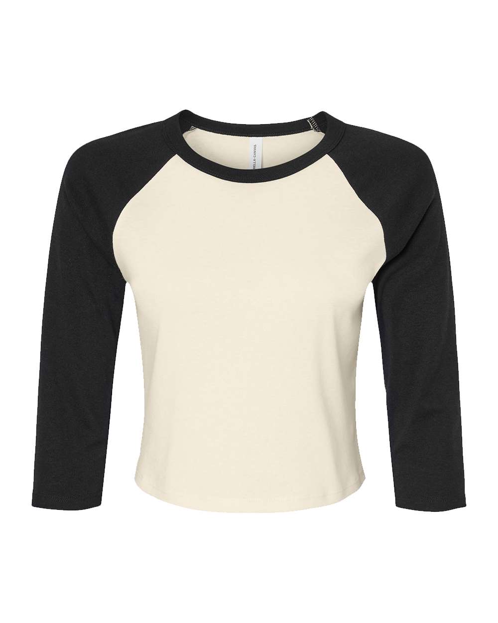 Women's Micro Rib Three-Quarter Raglan Sleeve Baby Tee - 1200 29