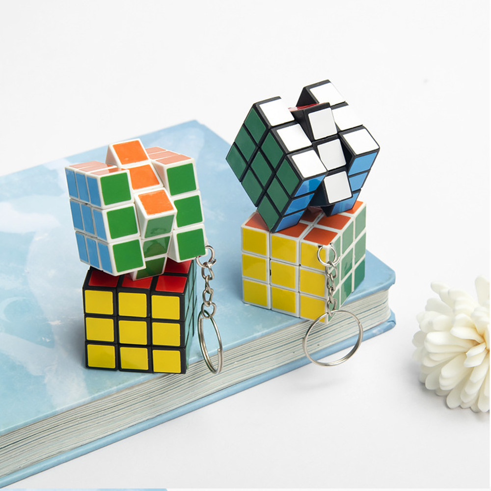 Rubik's Cube Key Chain 4