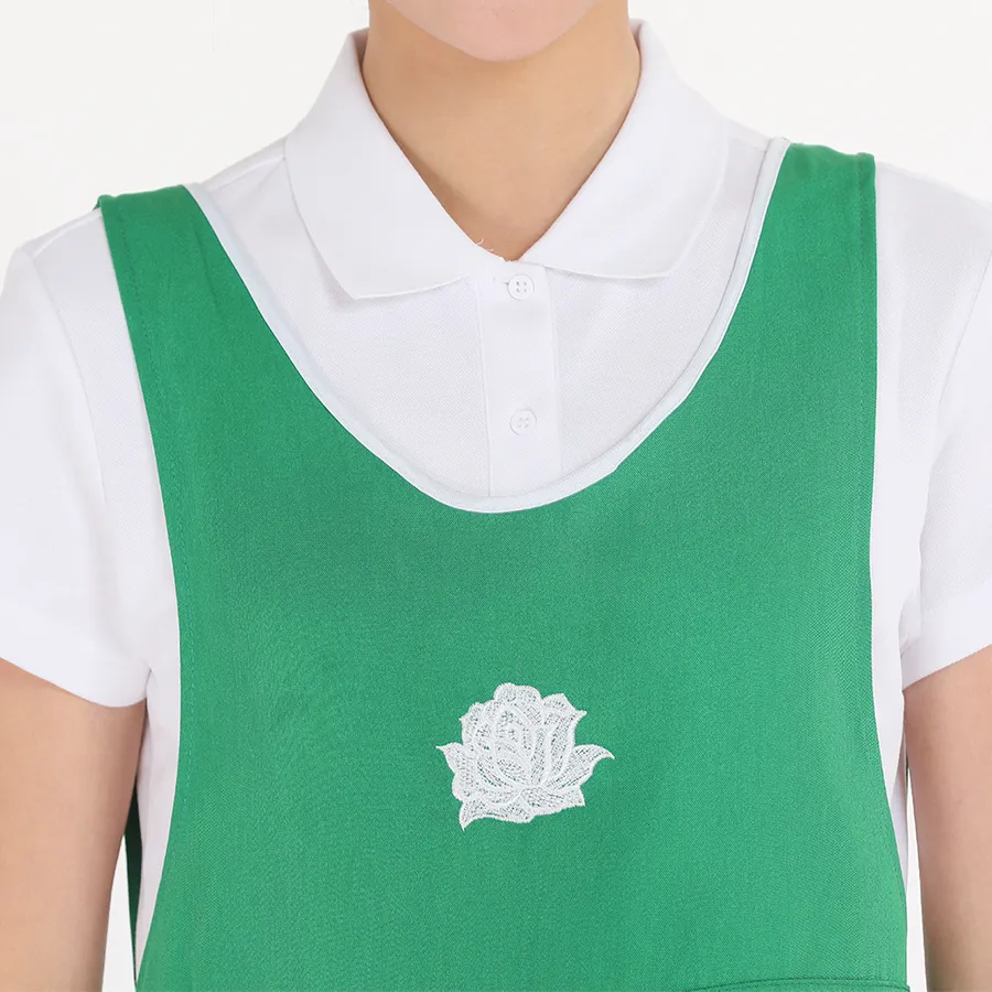 Buttons Stylish Polyester Apron 2