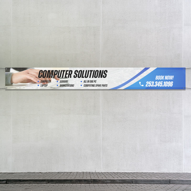 Custom 3' X 25' Mesh Banners 5