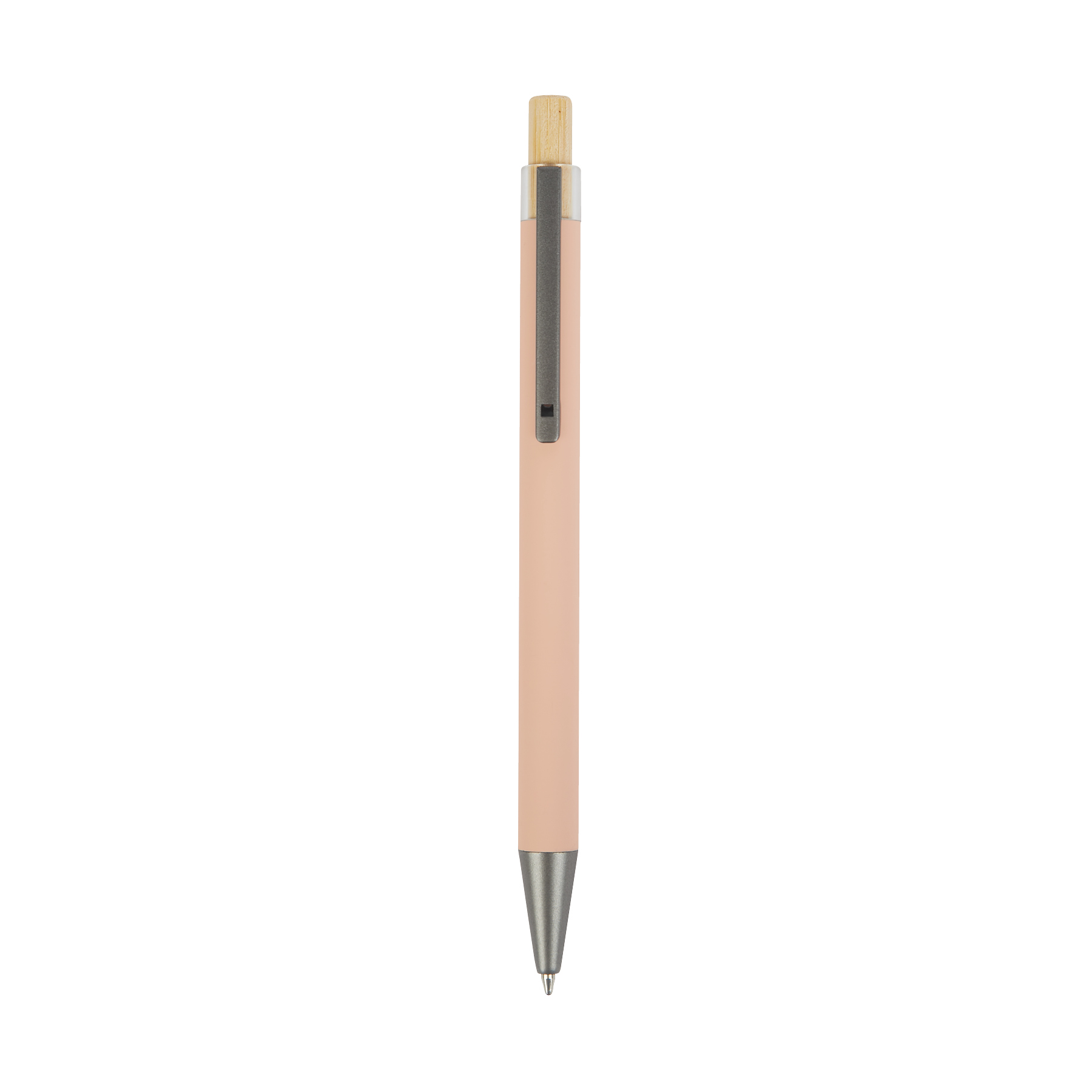 Arundi Recycled Aluminum Pen With Bamboo Plunger 59