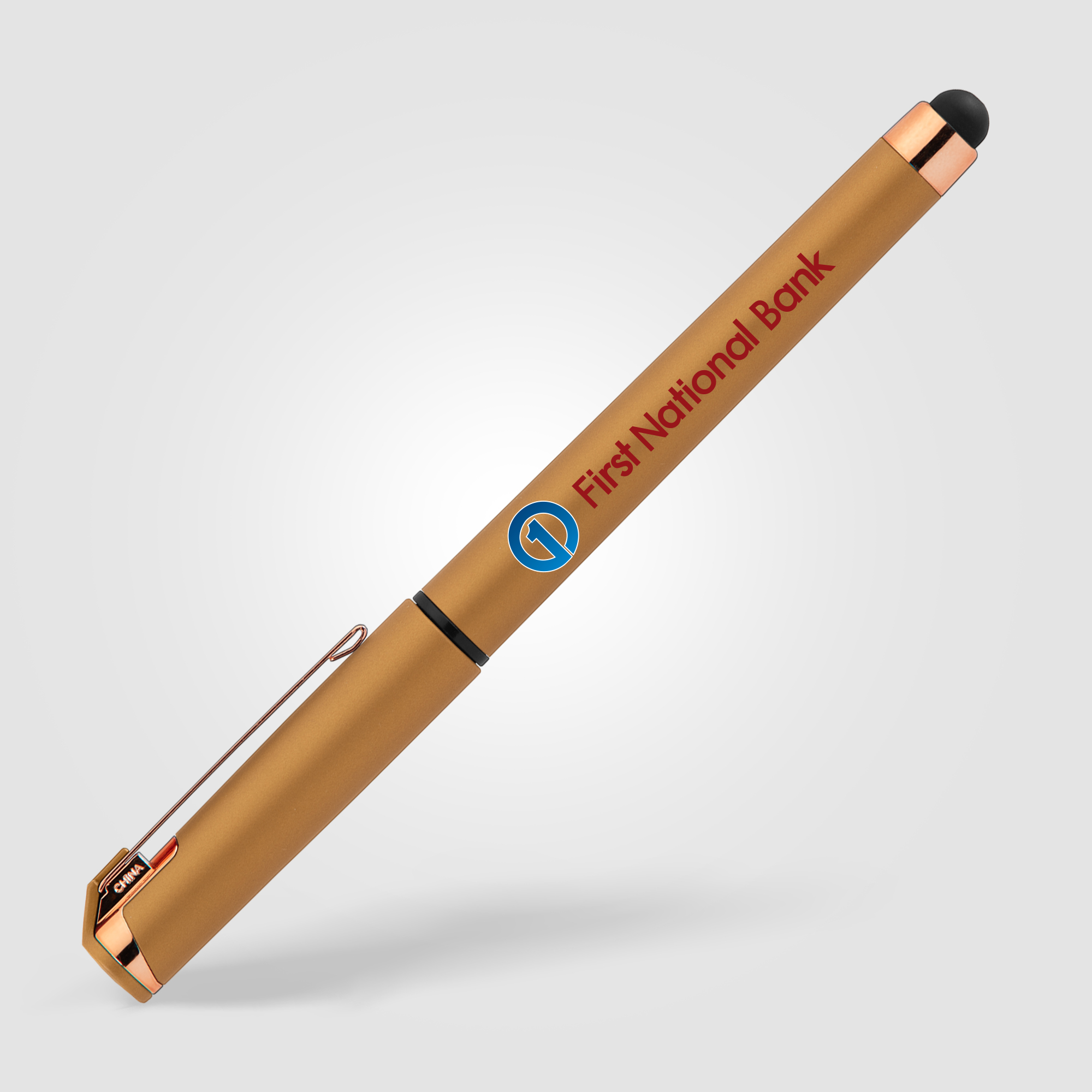 Islander Softy Rose Gold Metallic Designer Gel Pen w/ Stylus 22