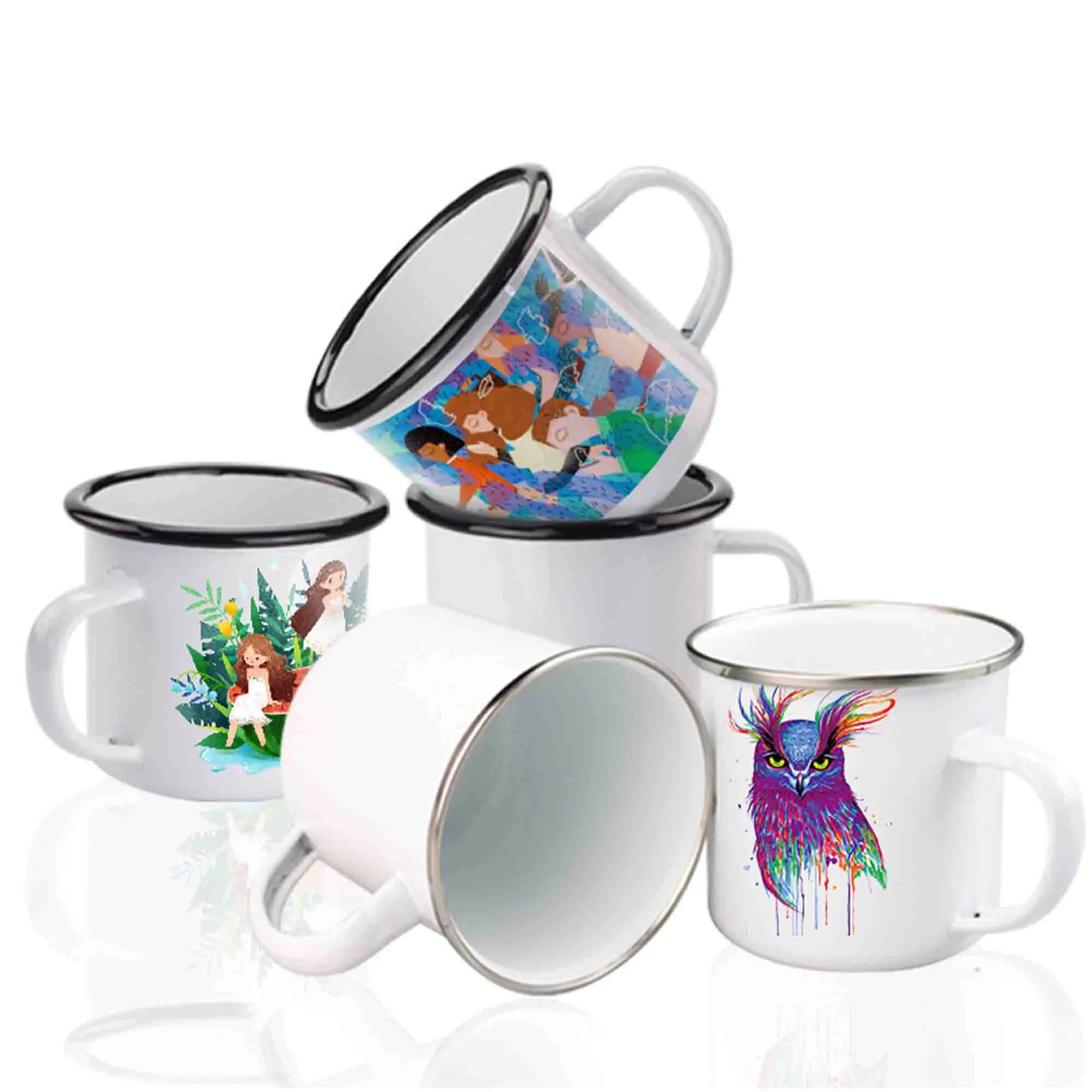 Enamel Cup Ceramic Camping Mug 1
