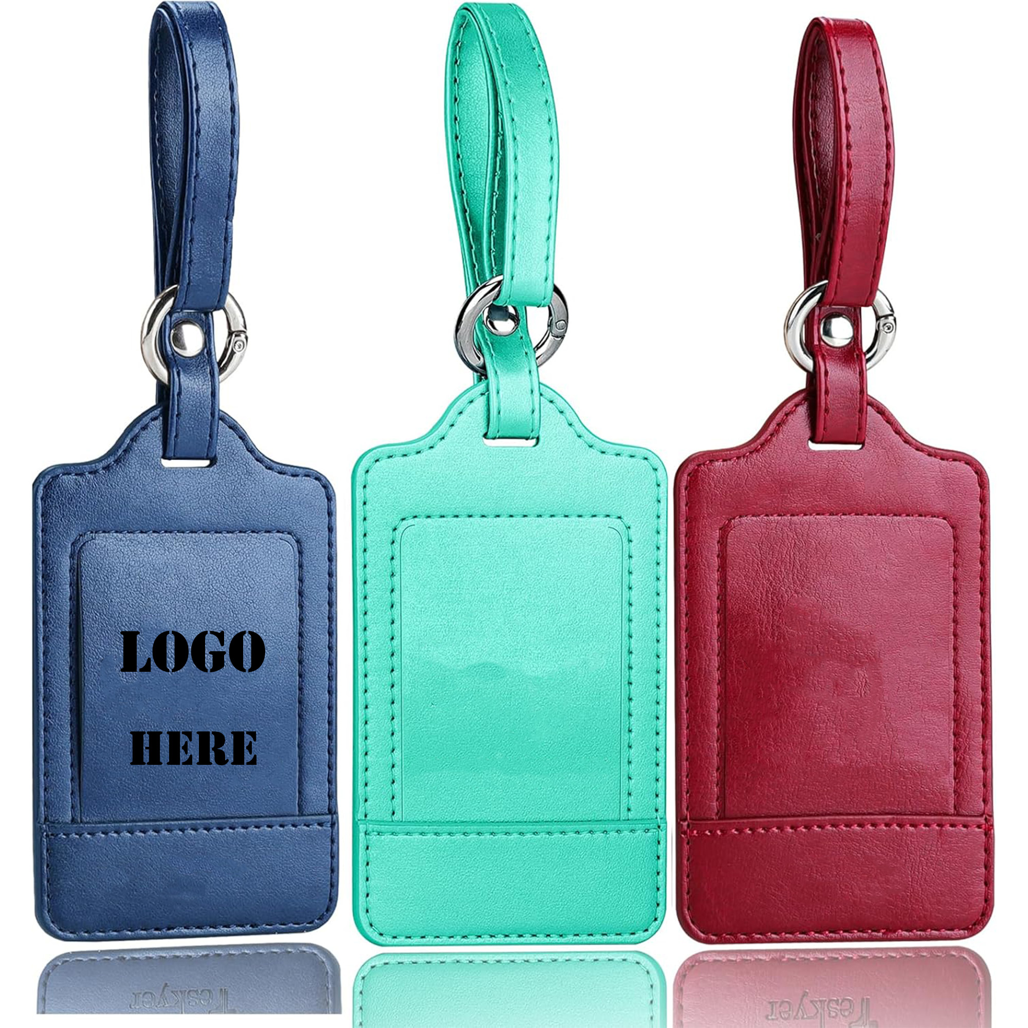 MOQ 50pcs Leather Luggage Tag 2