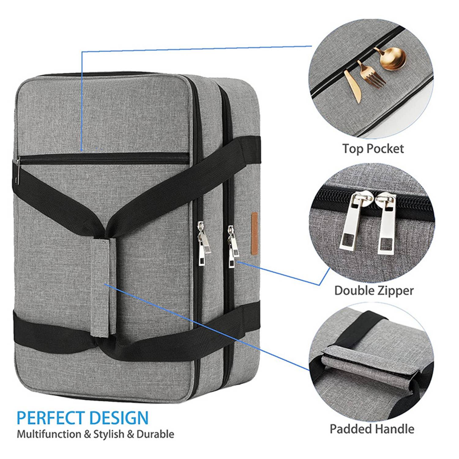 Pizza and Food Delivery Insulated Bag Cooler 3