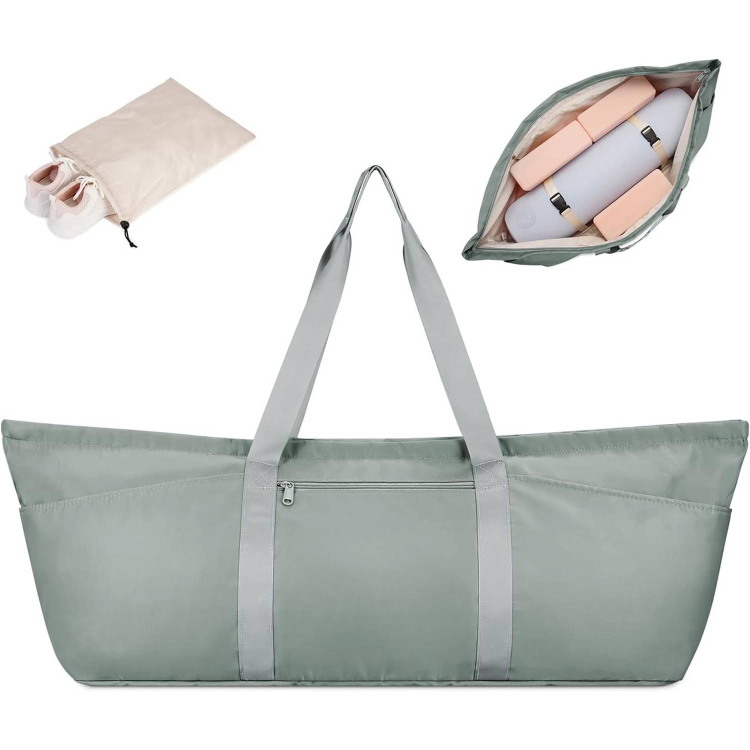 Foldable large travel fitness deffel bag 8