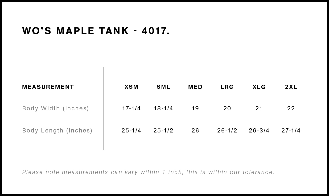 Wo's Maple Tank | 4017 12