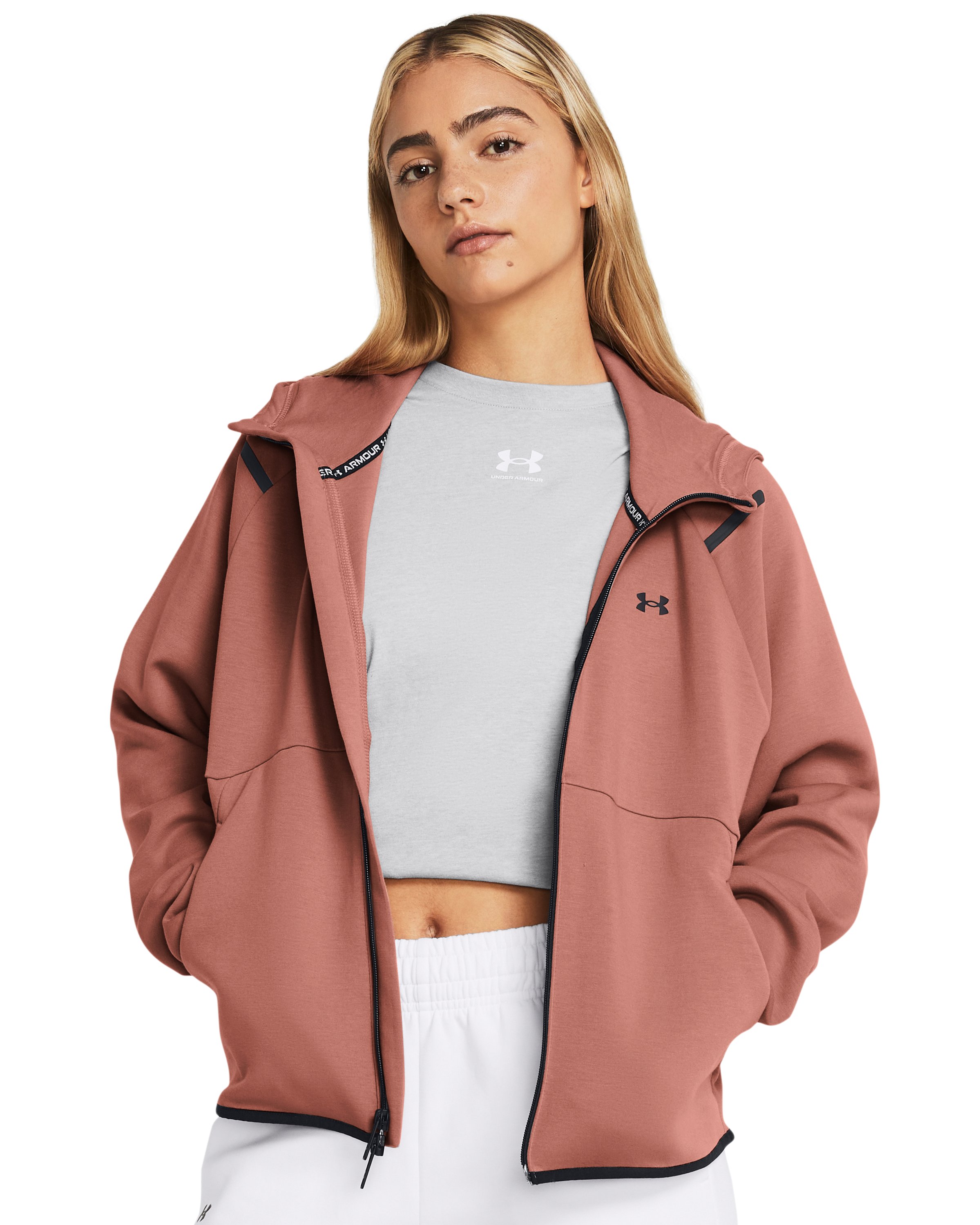 UA Unstoppable Fleece Women's Full-Zip 10