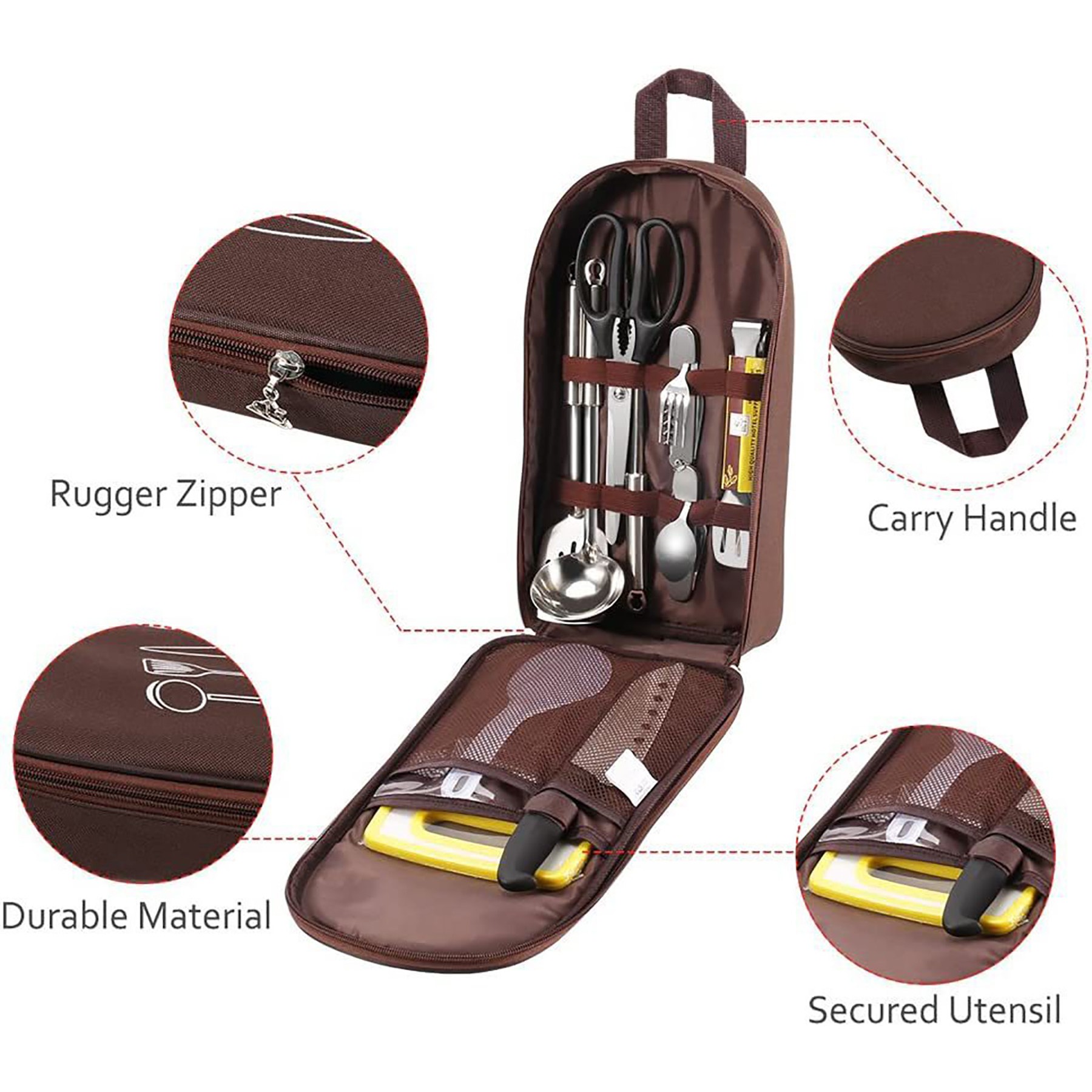 Outdoor Camping Utensils Storage Bag 5