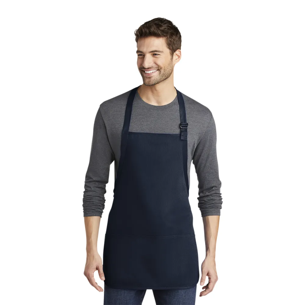 Port Authority Medium-Length Apron with Pouch Pockets 1
