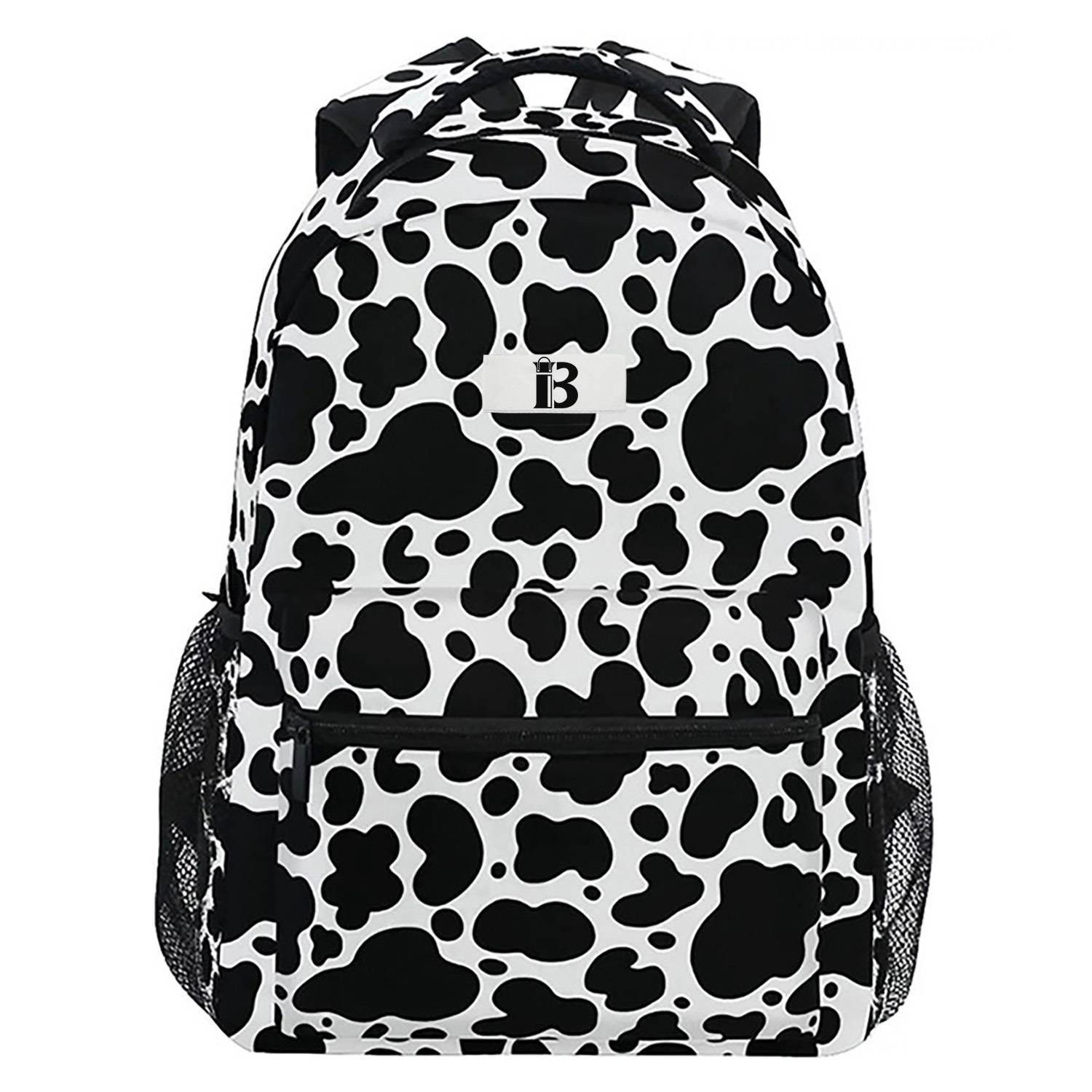 Cow Print Large Capacity Lightweight Oxford Backpack 5