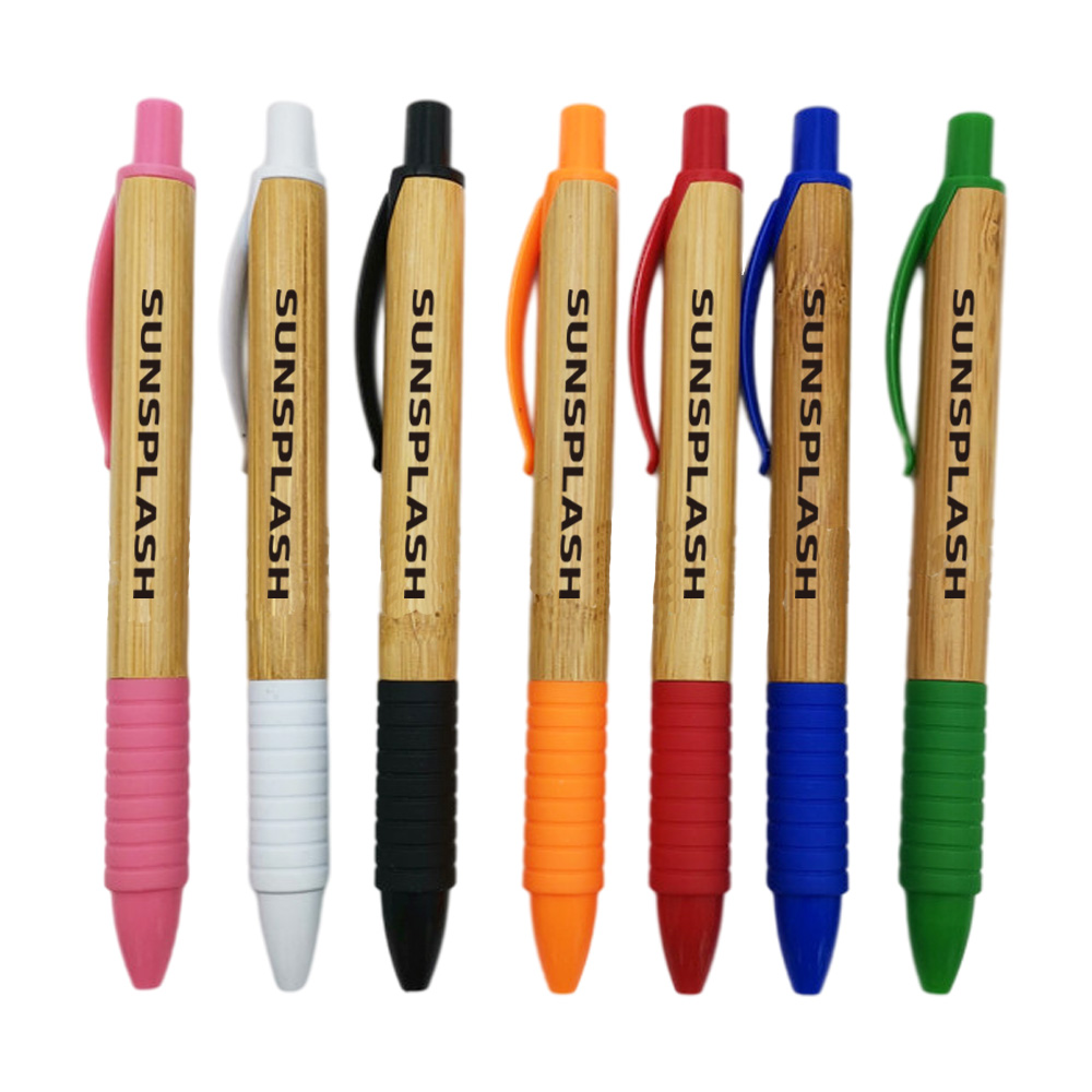 Classic Multicolor Bamboo Ballpoint Pen 1