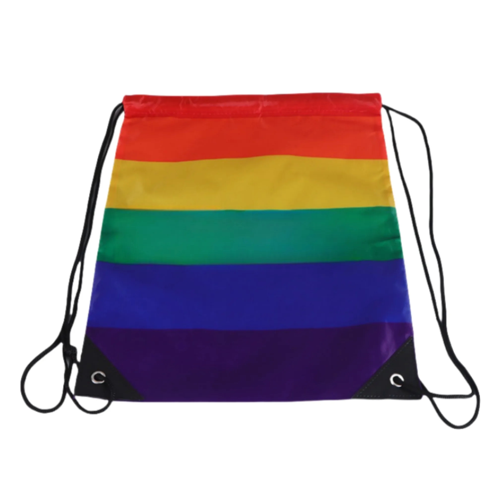 Portable Rainbow Drawstring Backpack 3