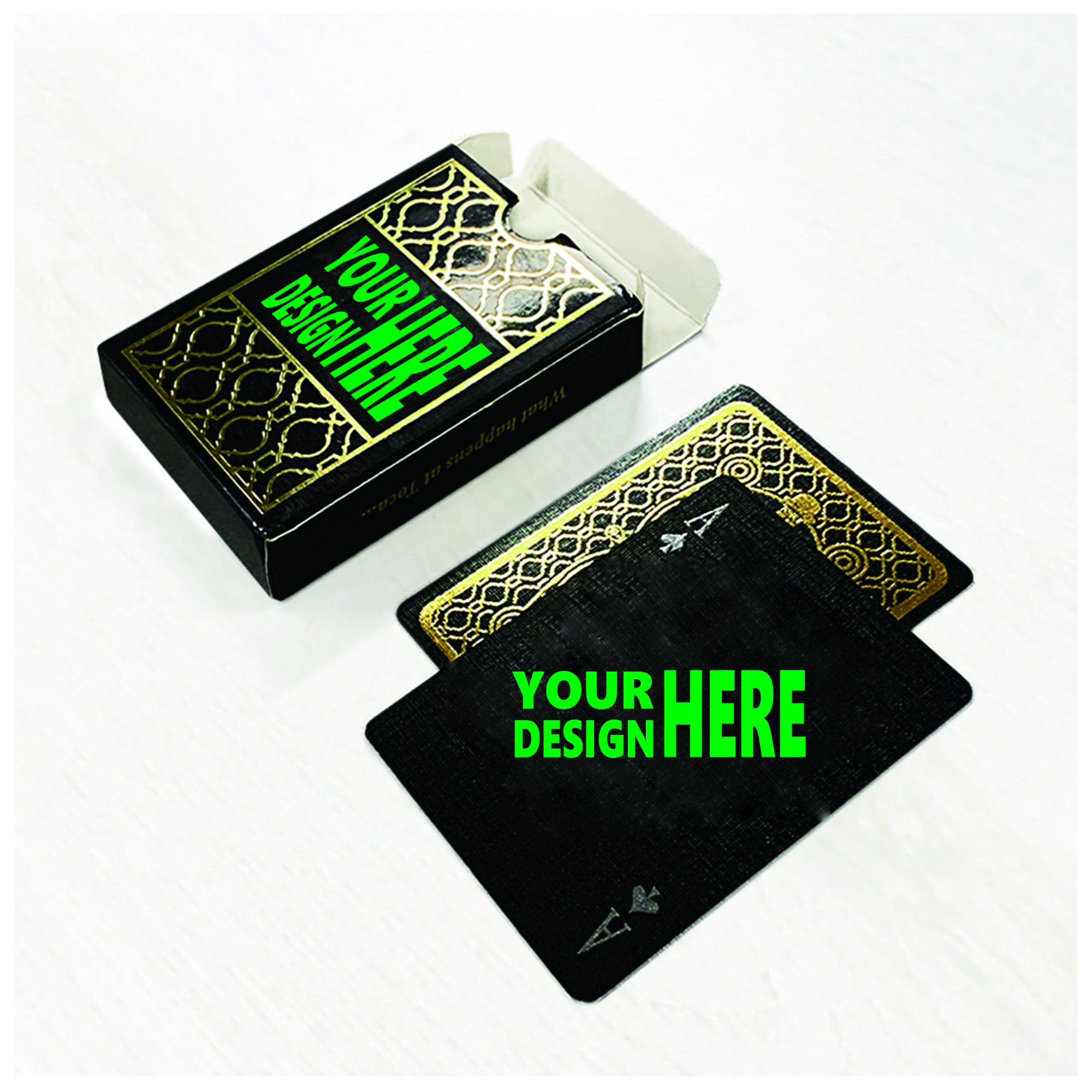 MOQ 50 Portable Poker Cards Full Color 3